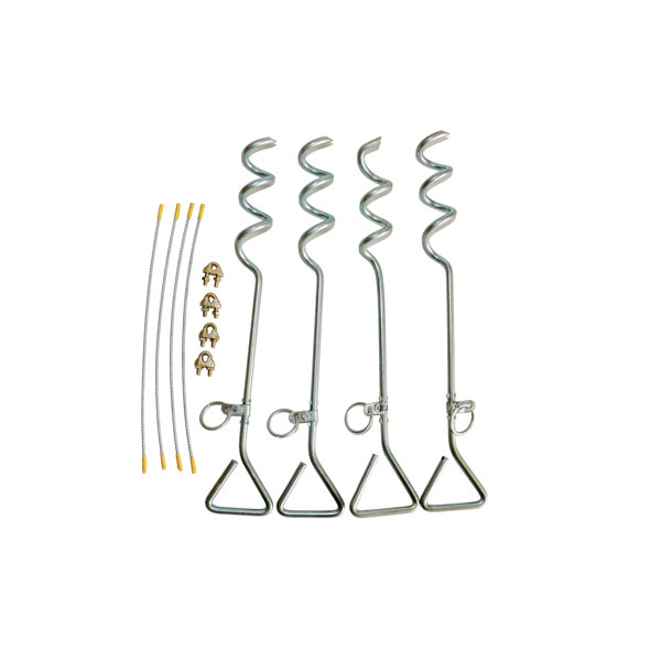 PET GAZEBO 4x16in Kennel and Shelter Ground Anchor Stake & Reviews